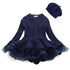 Kids Girls Ruffle Long Sleeve Warm Princess Dresses childrensterritory