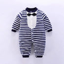 Soft Flannel Warm Printed Baby Romper for Winter