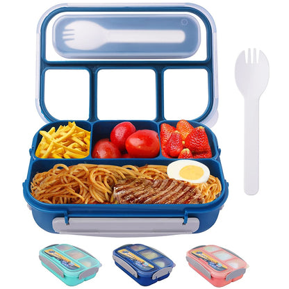 Leak-Proof Kids Lunch Box with 4 Compartments childrensterritory