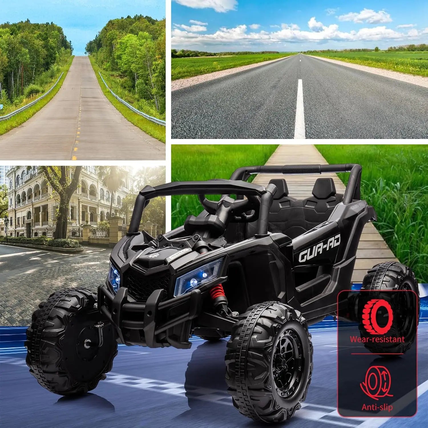 24V Kids Electric Ride-On UTV w/ Parents Remote Control