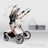 2 in 1 Folding Luxury High Landscape Baby Pram childrensterritory