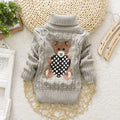 Kids Boy Girl Thick Knitted Turtleneck Sweaters childrensterritory
