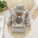 Kids Boy Girl Thick Knitted Turtleneck Sweaters childrensterritory
