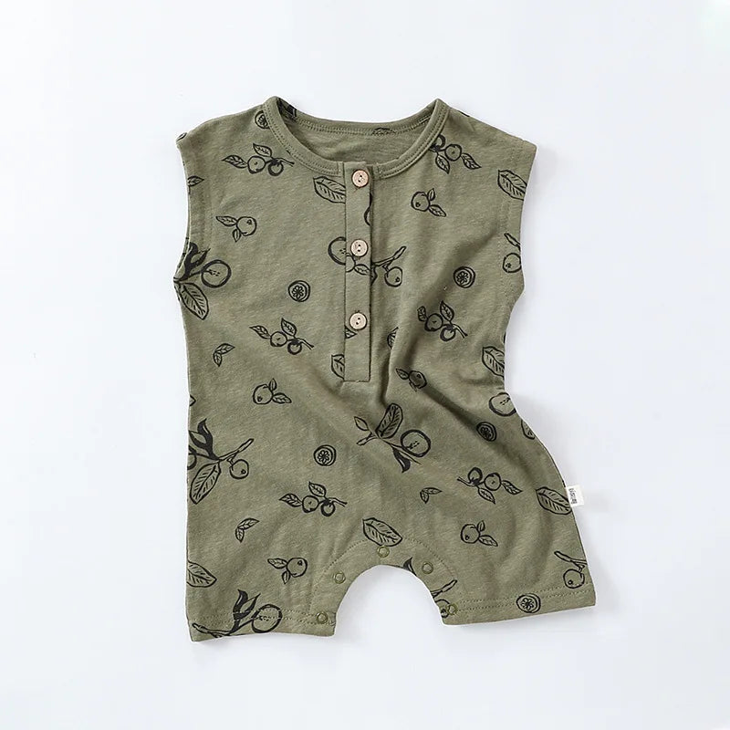 Baby Girl Printed 2pcs Top and Shorts Outfit Set for Summer childrensterritory