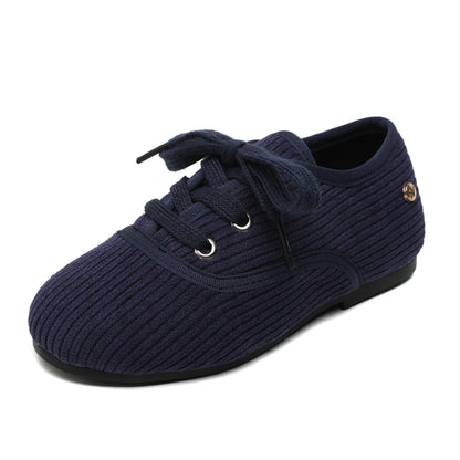 Little Boys and Girls Slip On Black Leather Shoes childrensterritory