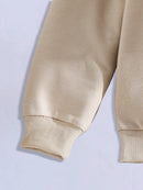 Kids Girls' Sports 2-piece Hoodie + Wide Leg Pants Outfit Set childrensterritory