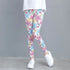 Little Girls Cartoon Flowers Print Leggings/Trousers childrensterritory