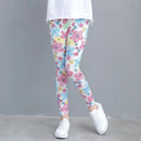 Little Girls Cartoon Flowers Print Leggings/Trousers childrensterritory