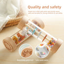 Colorful Rainbow Hourglass Rain Music Rattle Toys for Baby childrensterritory