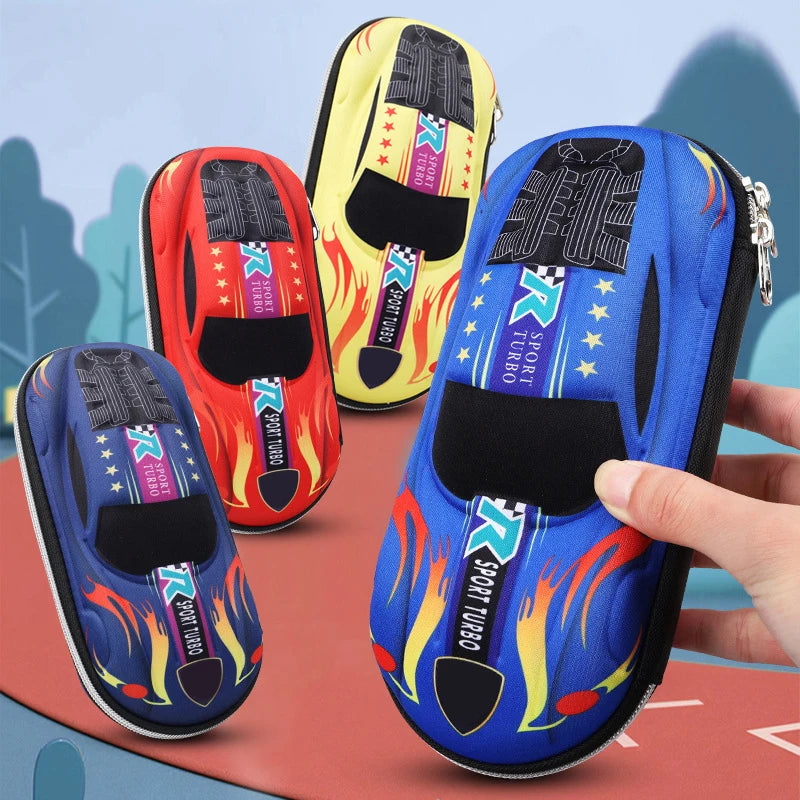 3D Racing Car Design Pencil Cases For Children childrensterritory