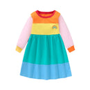 Kids Girls Floral Autumn Spring Casual Frocks childrensterritory