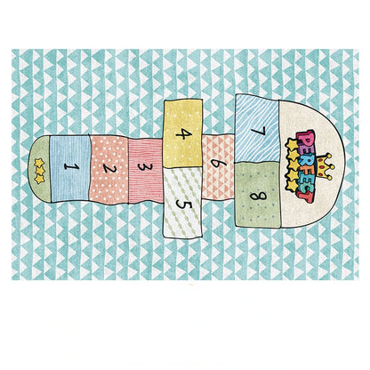 Cartoon Design Learning Kids Room Carpet for Crawling Jumping childrensterritory