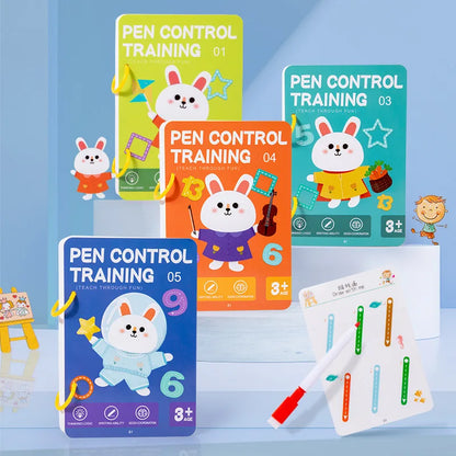 Reusable Magical Tracing Education/Training Book for Toddlers childrensterritory