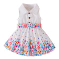Korean Style Baby Girls Floral Princess Formal Dress childrensterritory