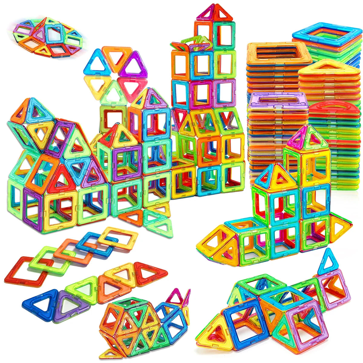 Durable DIY Magnetic Building Block Toys for Kids