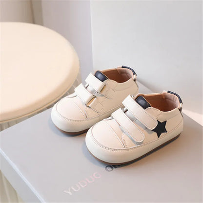 Barefoot Microfiber Leather Soft Shoes For New Baby Kids childrensterritory