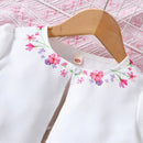 Kids Girls Floral Print Long Sleeve Coat Tank Dress childrensterritory