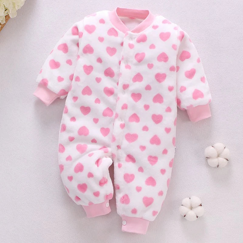 Baby Kids Long Sleeves Soft Winter Bodysuits childrensterritory