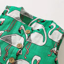 Red-crowned Crane Design Little Girls Sleeveless Dress childrensterritory