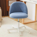 Wheeled, Armless Office Chair with Lumbar Support childrensterritory