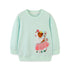 Cartoon Animal Design Little Girls Cotton Sweatshirts for Winter childrensterritory