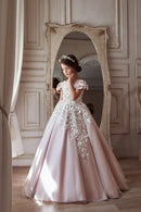 Backless First Communion Luxury Flower Girl Dress