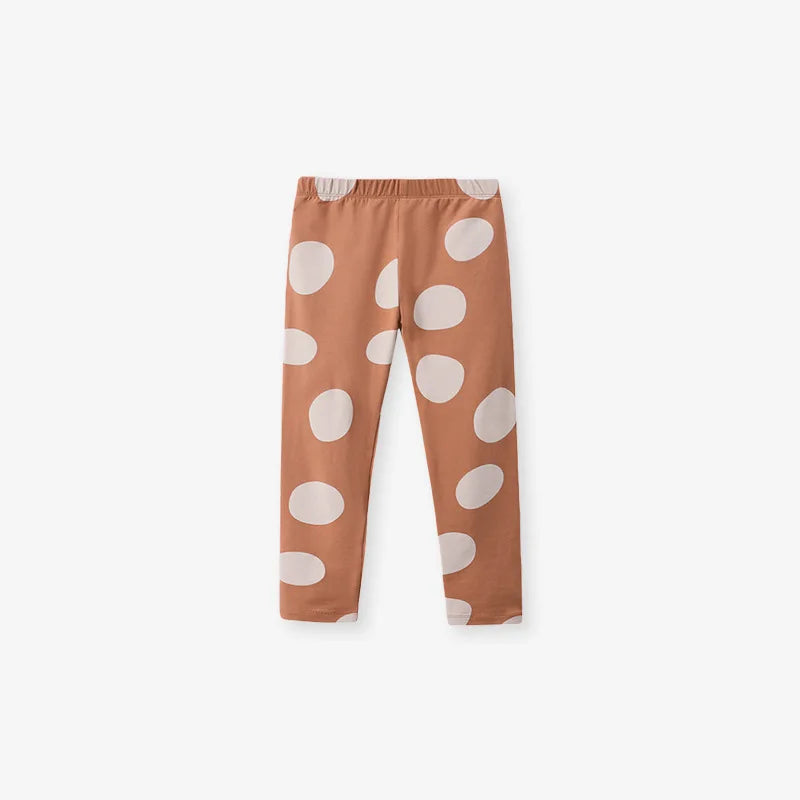 Kids Girls Soft Warm Cartoon Print Top and Printed Pant Set childrensterritory