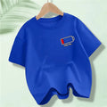Kids 100% Full Battery Design T-shirts for Summer childrensterritory