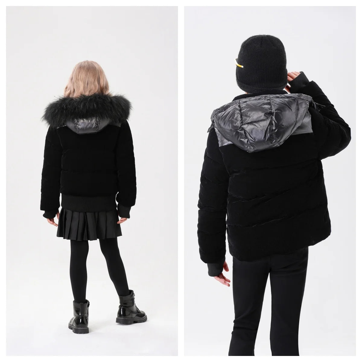 Long-Sleeved Stylish Winter Jackets For Kids