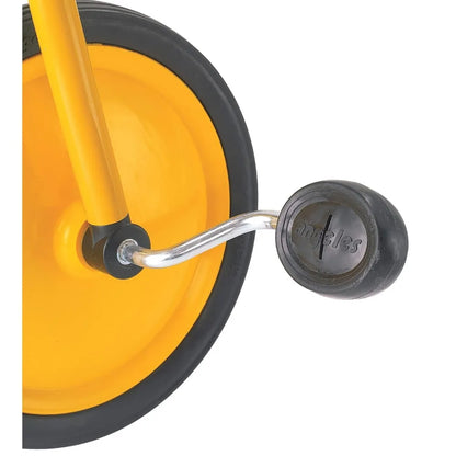 Kids Tricycle with Rubber Wheels in Yellow/Black Color childrensterritory