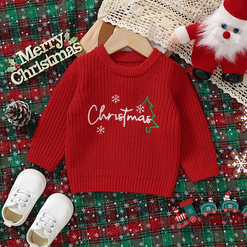 Baby Kids Christmas Design Winter Casual Sweater childrensterritory