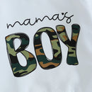 Baby Boy Camouflage Letter Print Warm Tracksuit Set childrensterritory