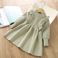 Kids Girls Elegant Princess Sweater Dresses for Winter Parties childrensterritory