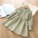 Kids Girls Elegant Princess Sweater Dresses for Winter Parties childrensterritory