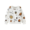 Long Sleeve Stars Cartoon Print Kid Boys Girls Sweatshirts childrensterritory