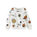 Long Sleeve Stars Cartoon Print Kid Boys Girls Sweatshirts childrensterritory