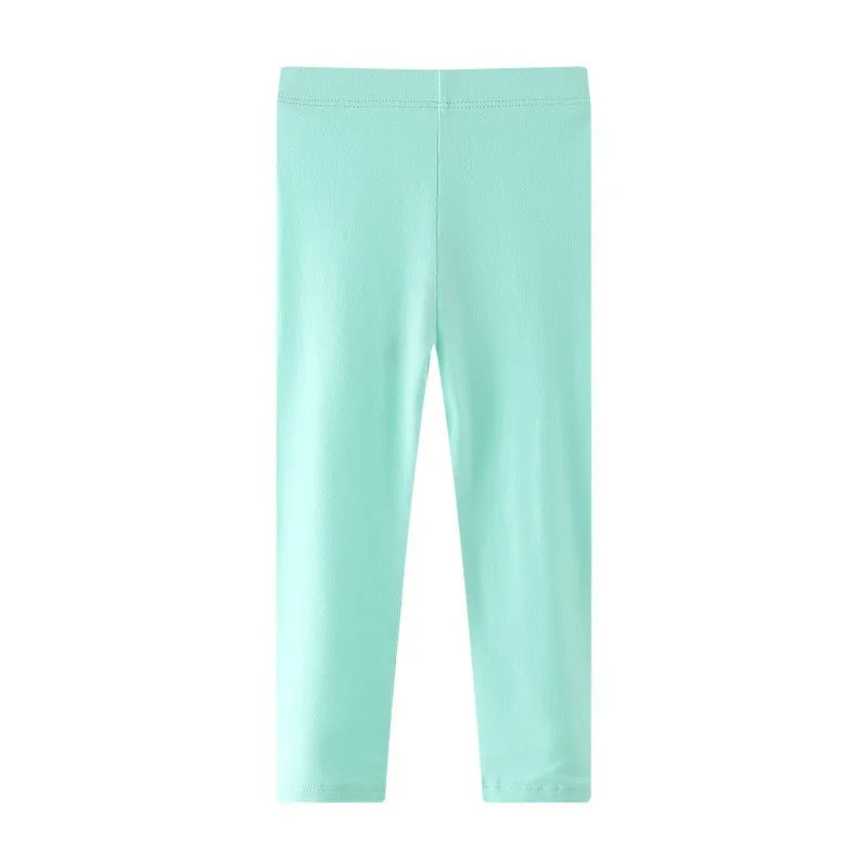 Kids Girls Colorful Striped Pencil Leggings Trousers