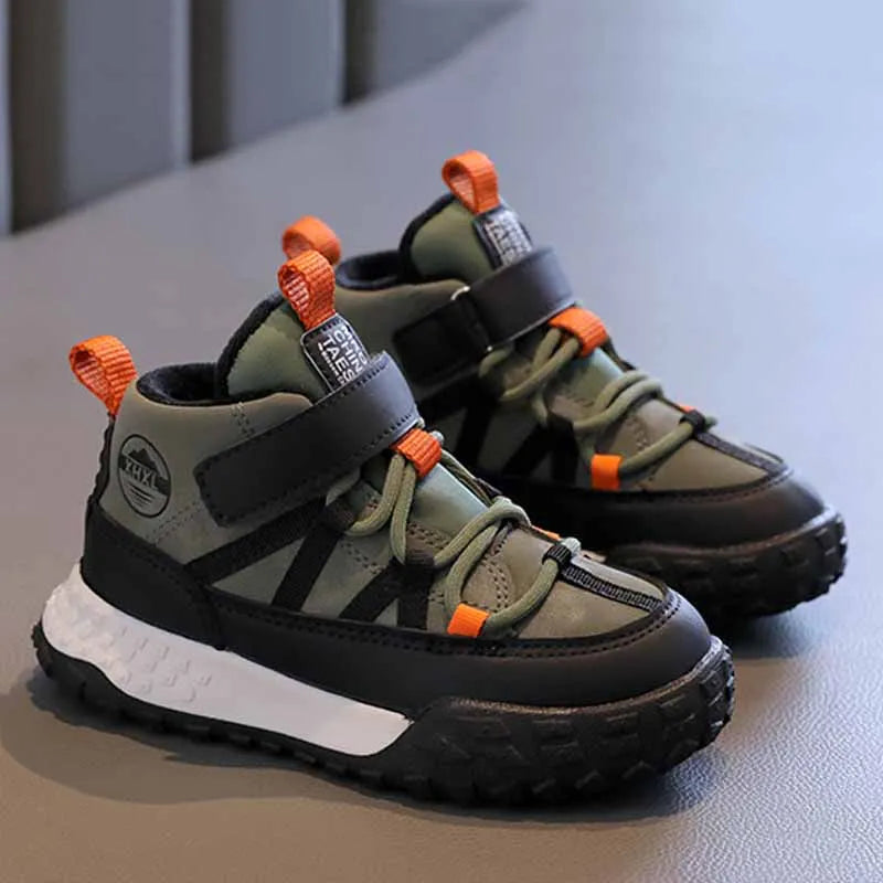 Warm-lined Plush Cashmere Kids Winter Sports Shoes childrensterritory