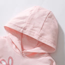 Cotton Rabbits Design Hoodie Sets for Kids Girls childrensterritory