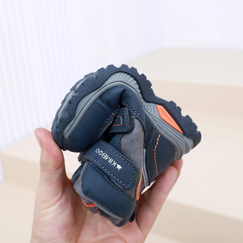 Boys Waterproof Thickened Cotton Soft Outdoor Warm Boots childrensterritory