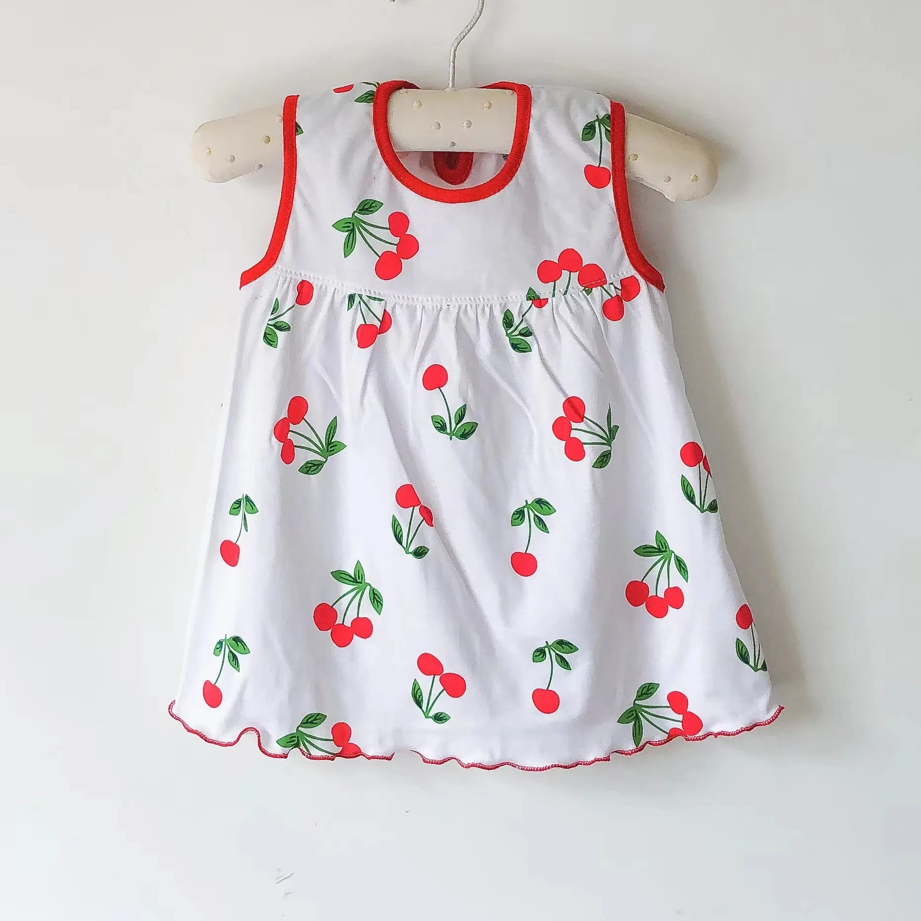 Baby Girl Floral and Cartoon Print Summer Cotton Dresses childrensterritory