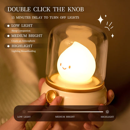 Mini Rechargeable Cartoon Table Lamp For Home/Hotel childrensterritory