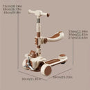 3-in-1 Outdoor Ride On Toys Push Scooter for Toddlers childrensterritory