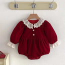 Baby Kids Long Sleeves Lace Design Christmas Party Costumes childrensterritory