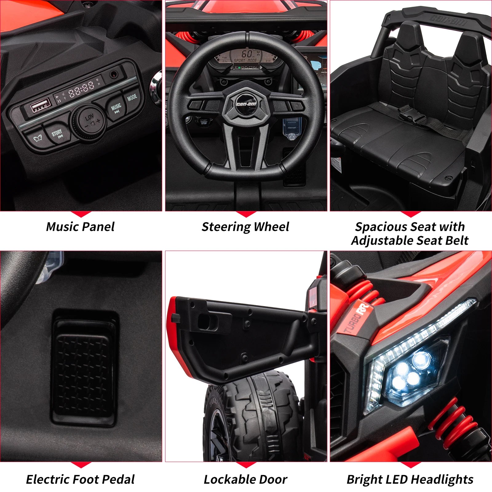 Kids UTV Electric Off-Road Car w/Remote Control