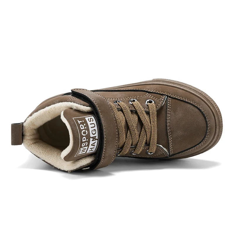 Kids Warm Soft Flat Casual Sports Sneakers