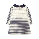 Heart and Birds Embroidery Girls Long Sleeves Dress childrensterritory