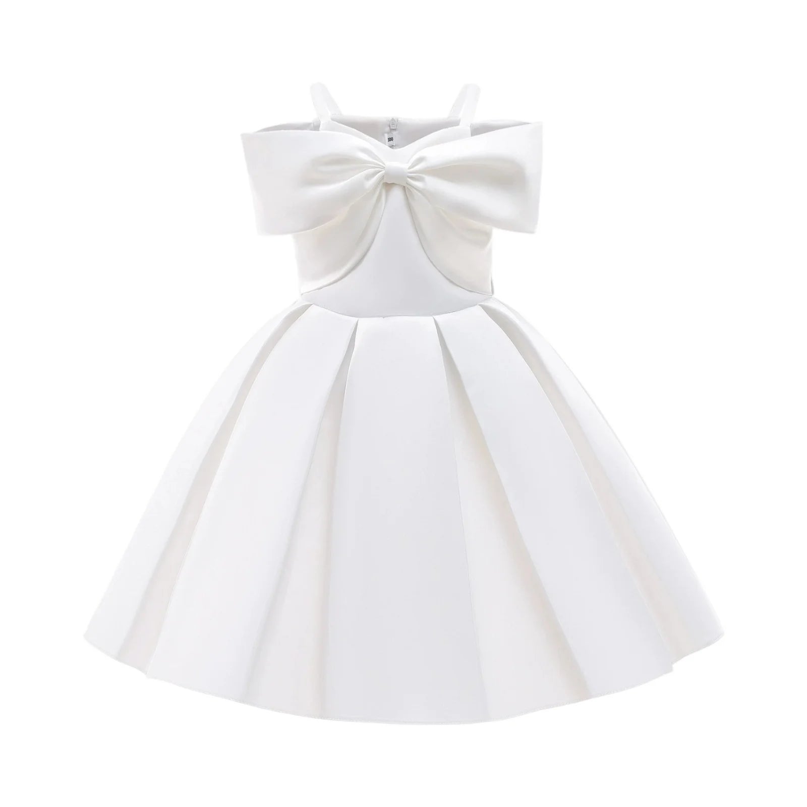 Girls' Sleeveless Bow Design Summer Party Dresses