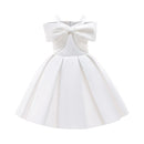 Girls' Sleeveless Bow Design Summer Party Dresses