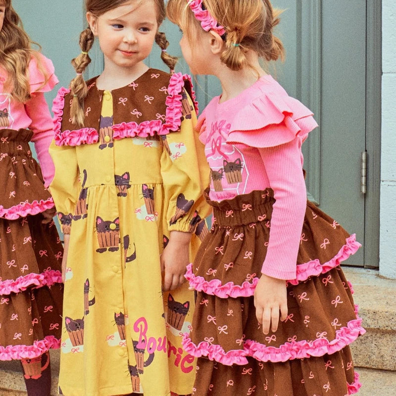 Little Girls Embroidery Dress and Beach Skirt Dresses